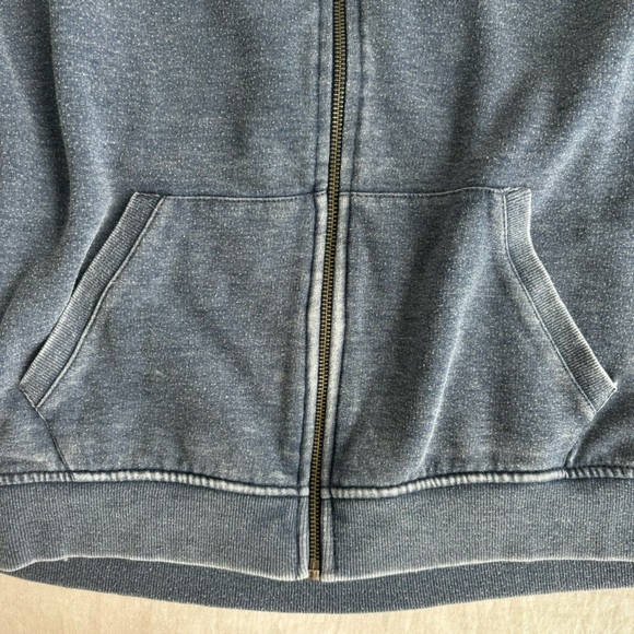 Distressed Navy Blue Lucky Brand Sweater - Picture 4 of 5